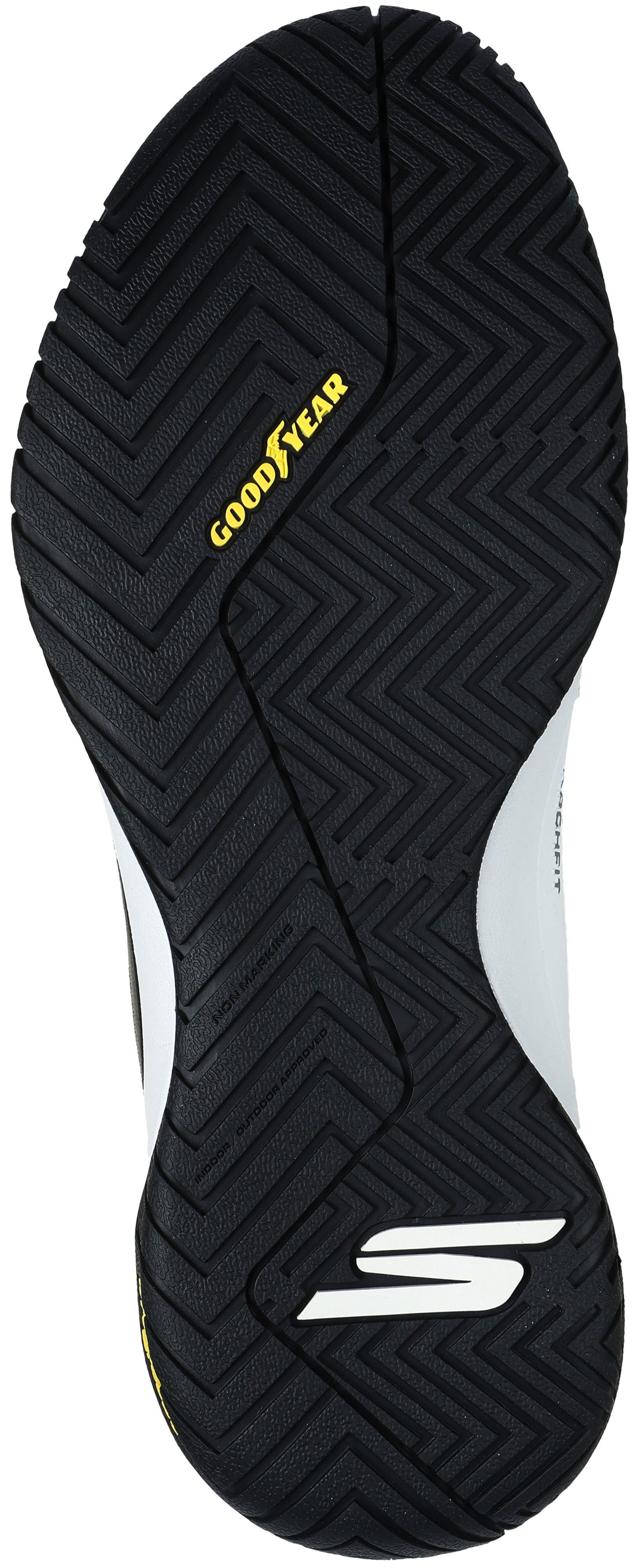246100 Skechers Men’s Viper Court Elite Hands Free Slip-Ins Pickleball Shoes (Black White)