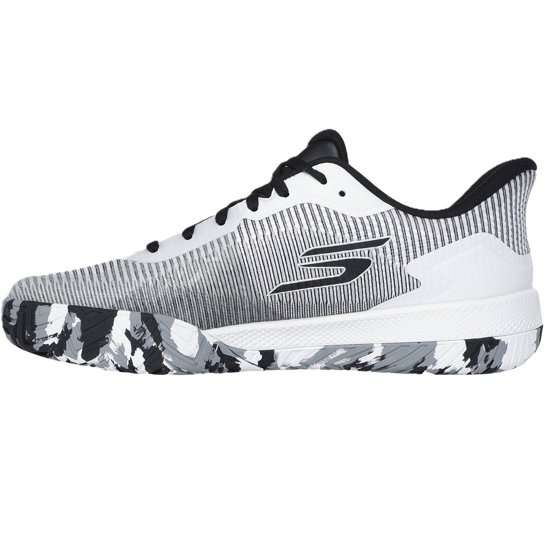 246069-WBK Skechers Men’s Viper Court Pro 2.0 Pickleball Shoes (White/Black)