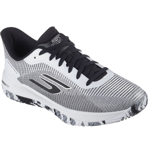 246069-WBK Skechers Men’s Viper Court Pro 2.0 Pickleball Shoes (White/Black)