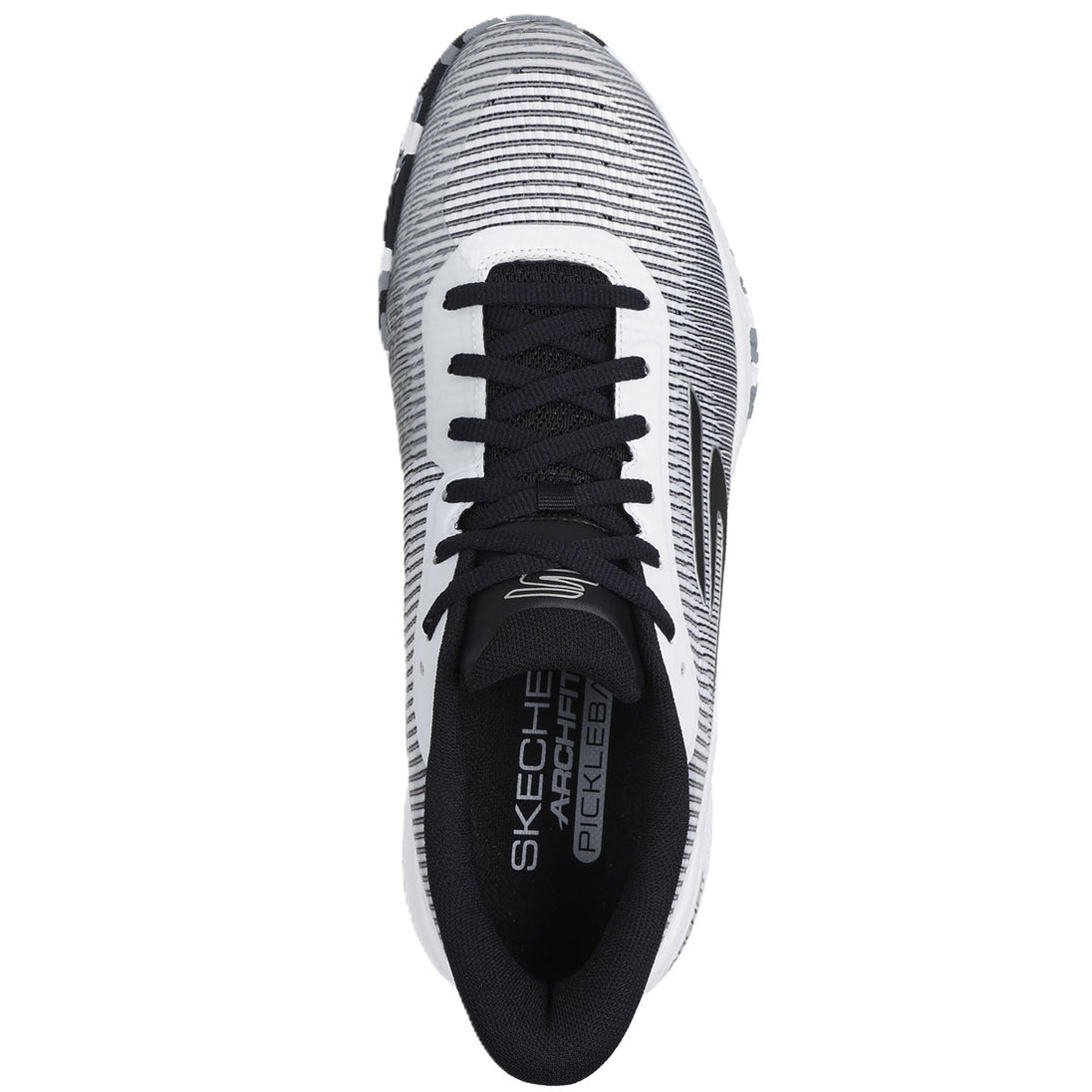 246069-WBK Skechers Men’s Viper Court Pro 2.0 Pickleball Shoes (White/Black)