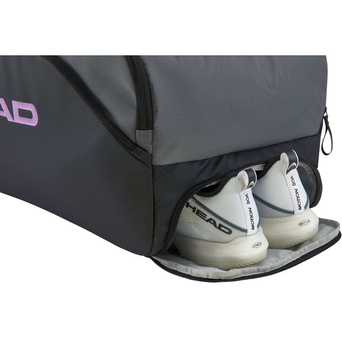 Head Pro X Tennis Racquet Duffel Bag L (Black/Dark Grey)