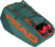 260203-DYFO Head Radical Pro 12R Tennis Bag (Dark Cyan/Fluorescent Orange)
