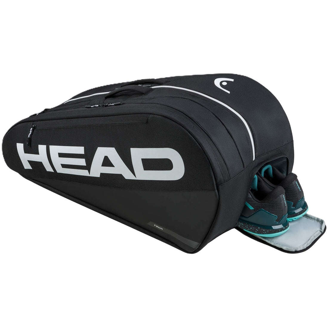 Head Tour 9R Tennis Racquet Bag L (Black)