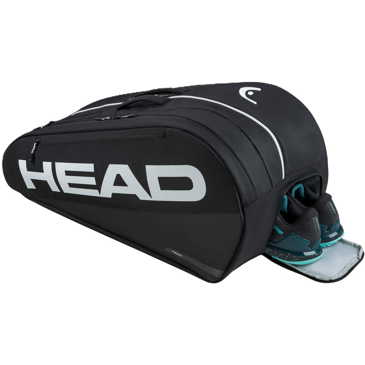 Head Tour 9R Tennis Racquet Bag L (Black)