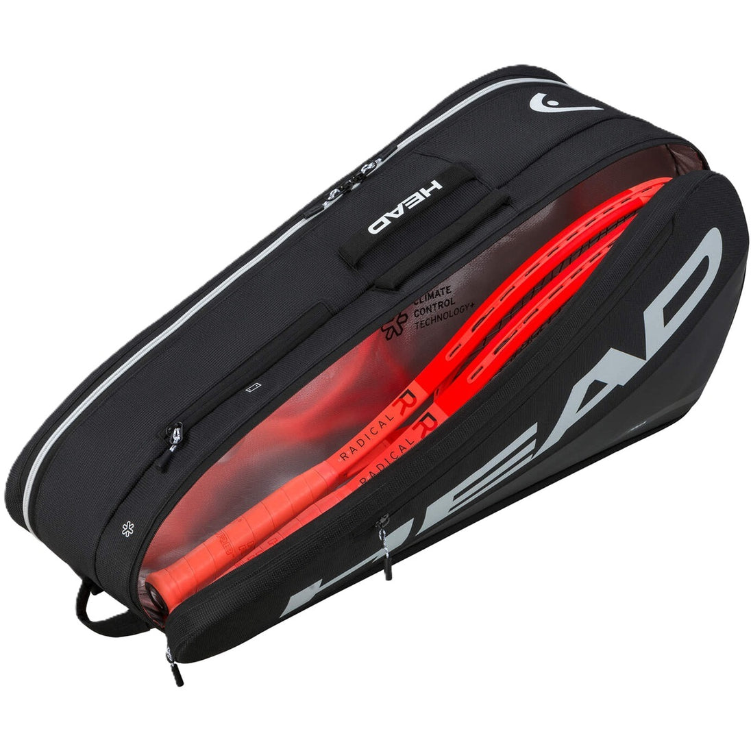 Head Tour 6R Tennis Racquet Bag M (Black)