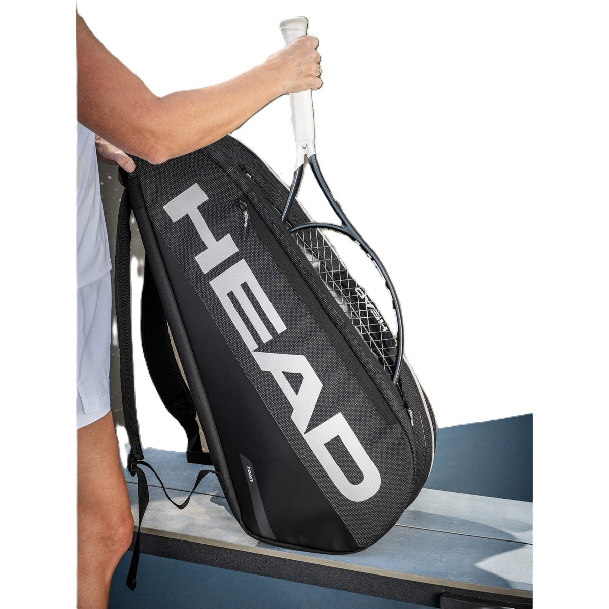 Head Tour 6R Tennis Racquet Bag M (Black)