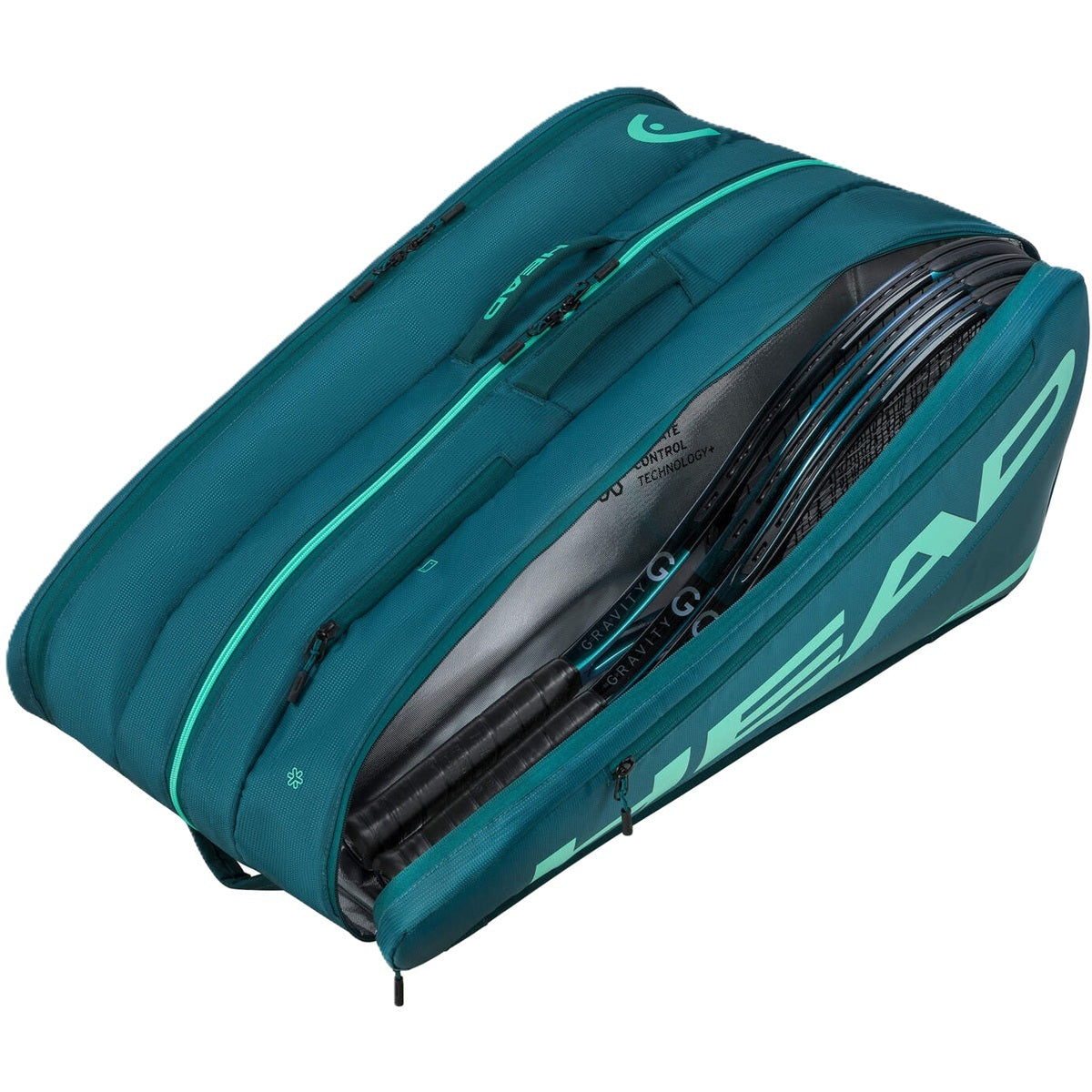 Head Tour 12R Tennis Racquet Bag XL (Green)