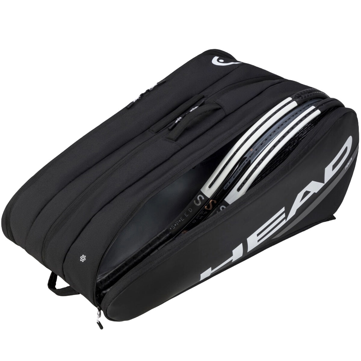260614 Head Tour 12R Tennis Racquet Bag  (Black/White)