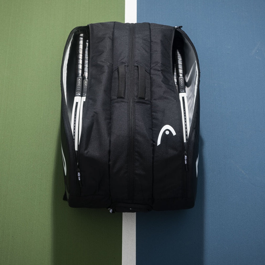 260614 Head Tour 12R Tennis Racquet Bag  (Black/White)