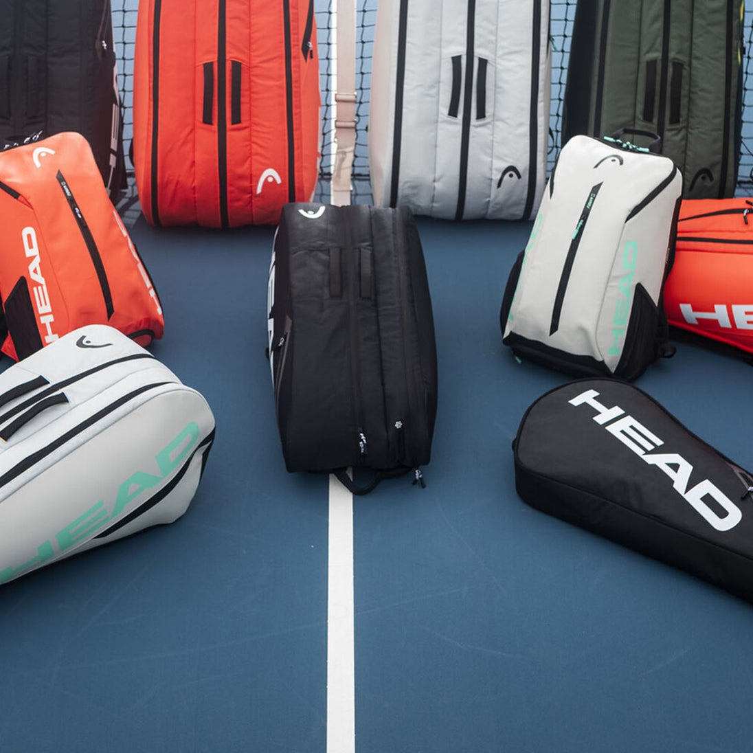 260624 Head Tour 9R Tennis Racquet Bag L (Black/White)
