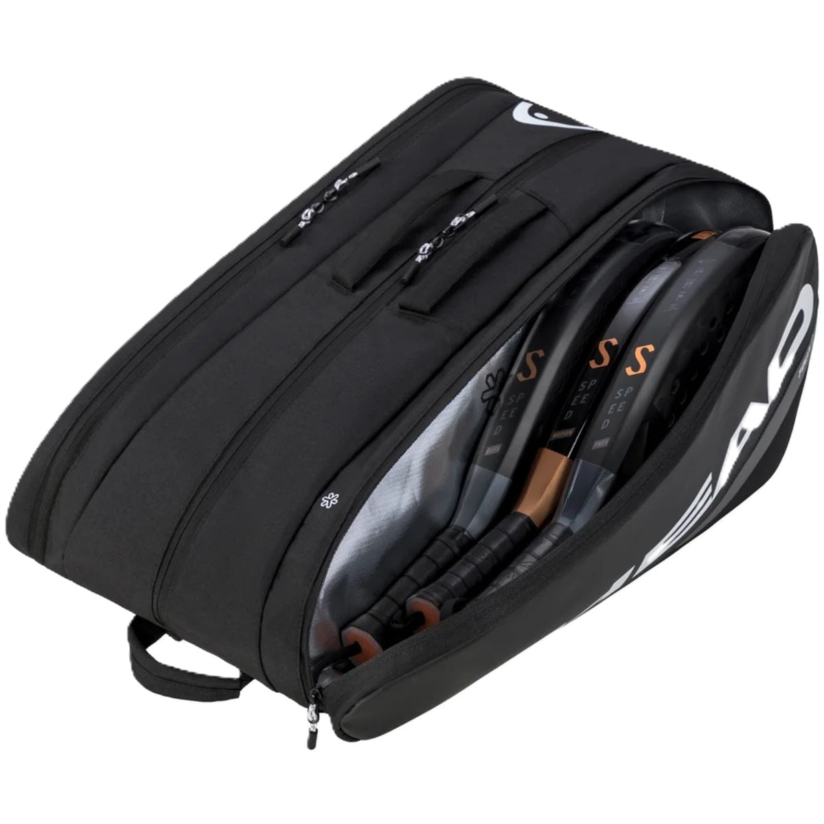 260814 Head Tour Pickleball & Padel Racket Bag L (Black/White)