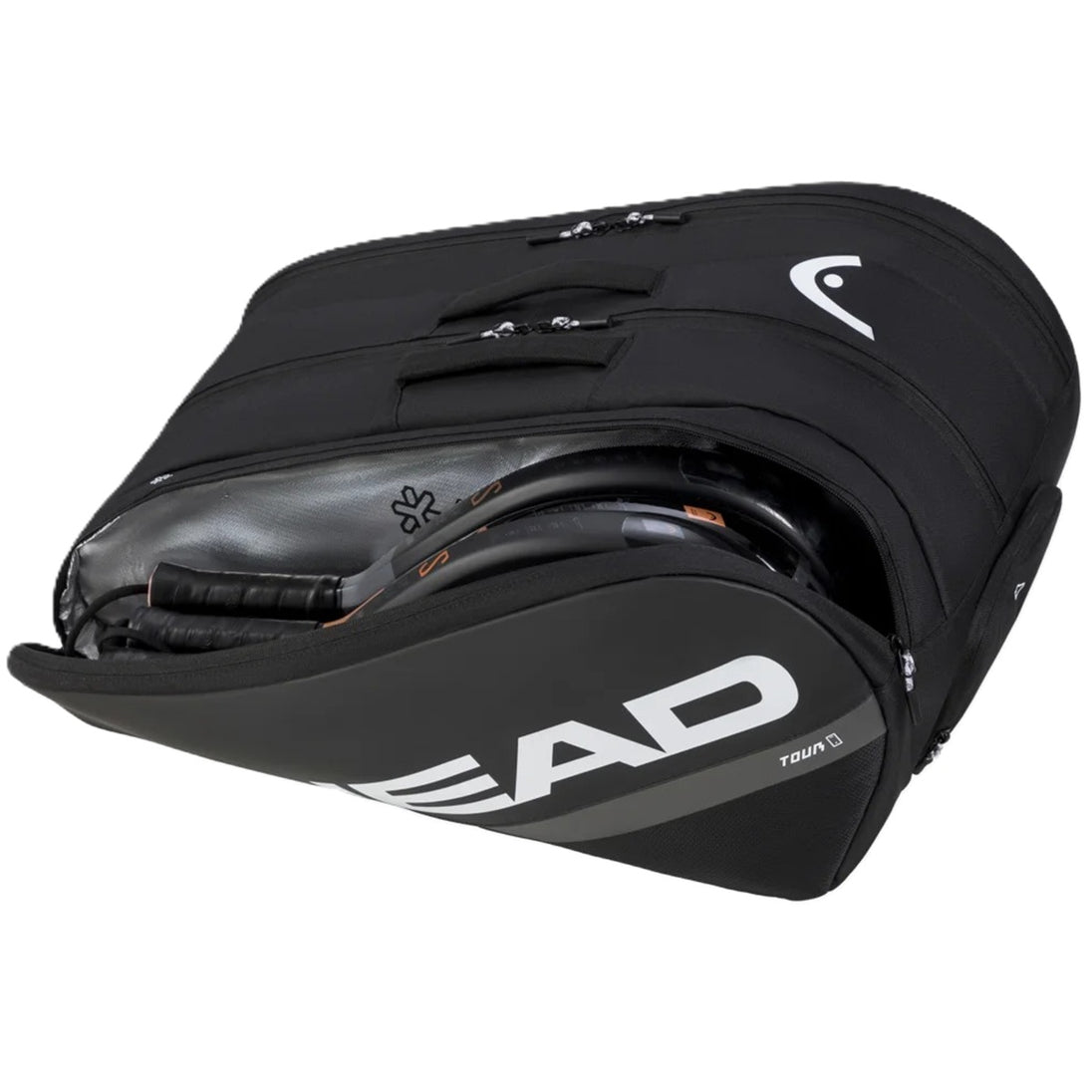 260814 Head Tour Pickleball & Padel Racket Bag L (Black/White)