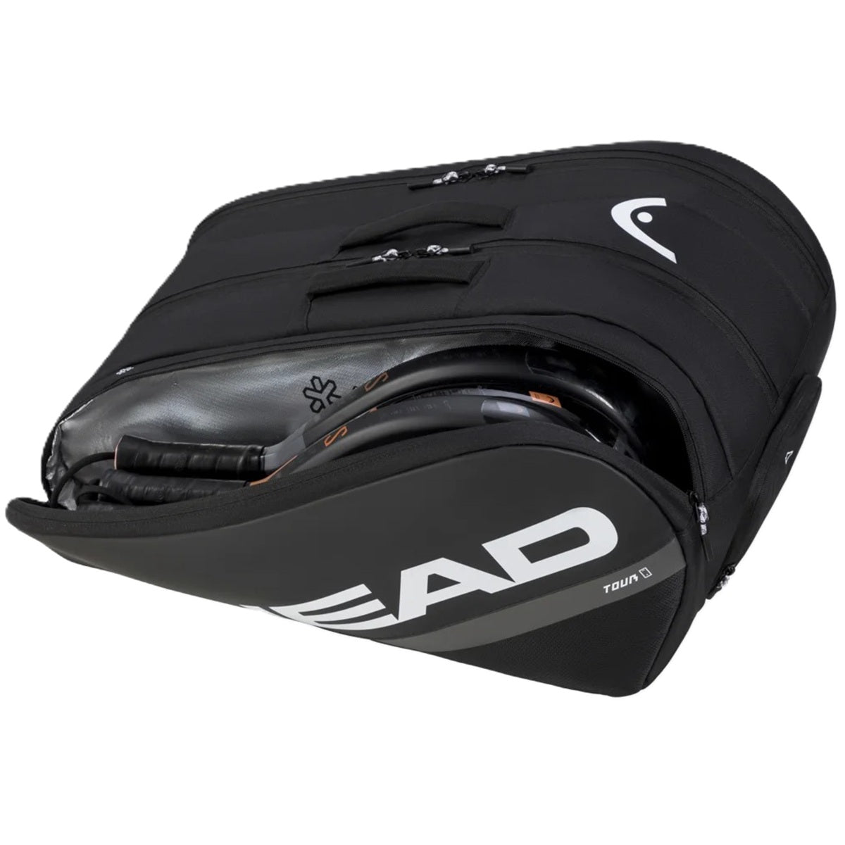 260814 Head Tour Pickleball & Padel Racket Bag L (Black/White)