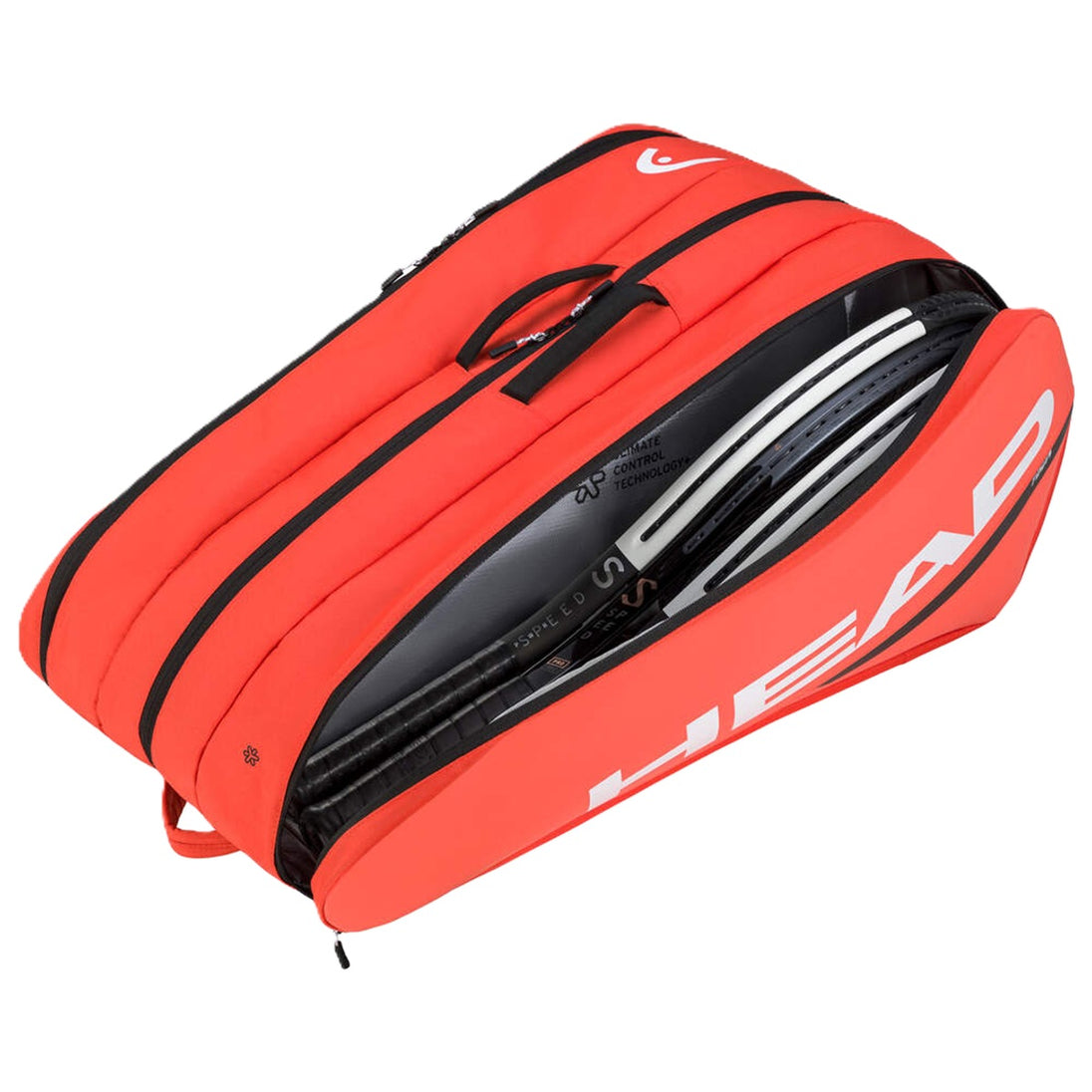 260814 Head Tour 12R Tennis Racquet Bag XL (Flou/Orange)