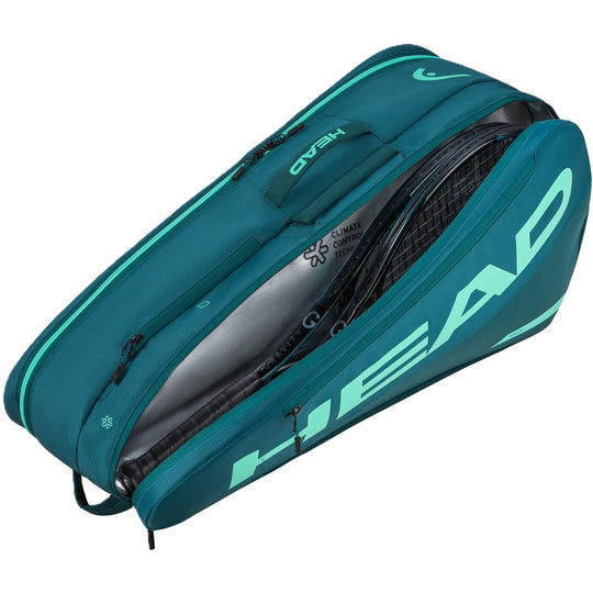 Head Tour 6R Tennis Racquet Bag M (Green)