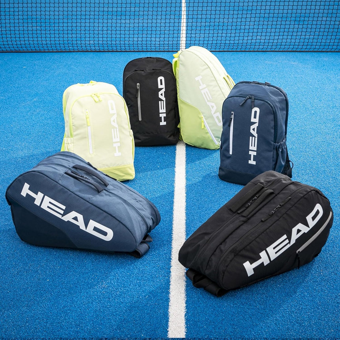 261215 Head Base 6R Tennis Racquet Bag M (Black)