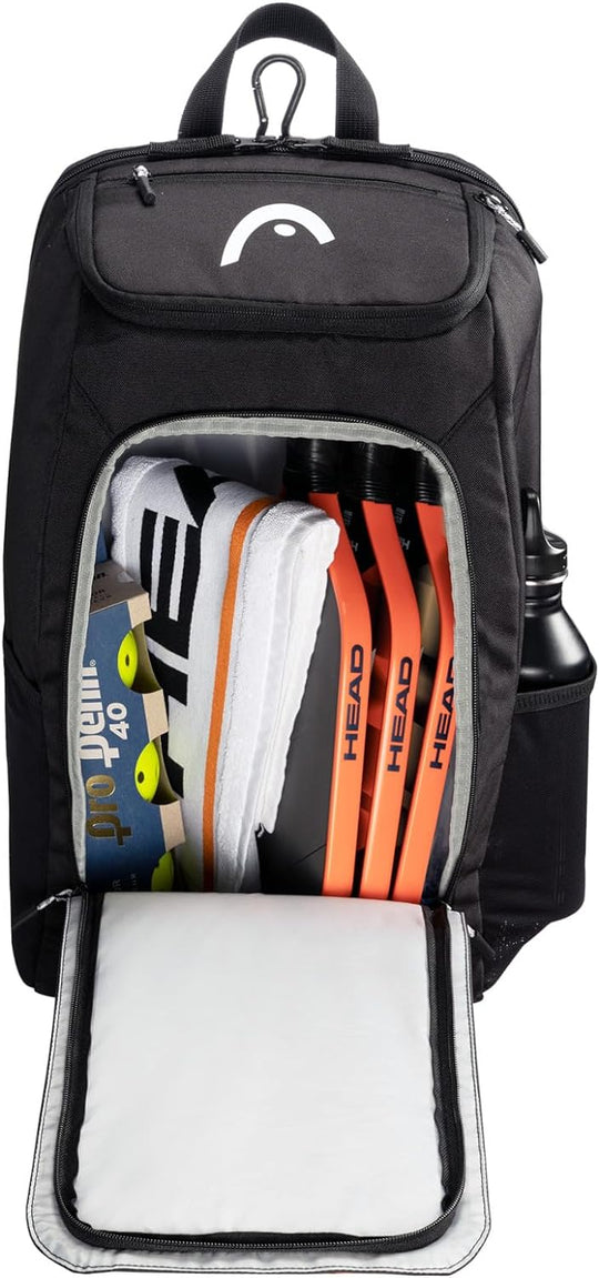 261514 Head Pro Pickleball Backpack 26L (Black/White)