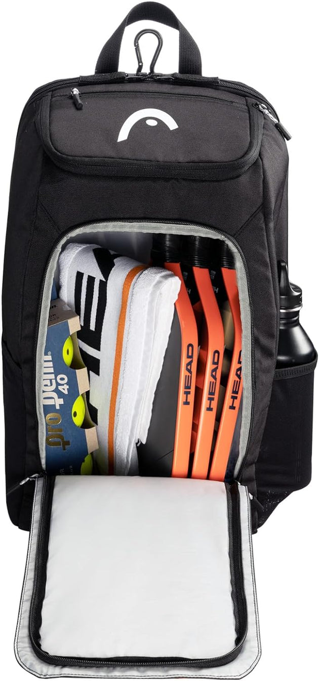 261514 Head Pro Pickleball Backpack 26L (Black/White)