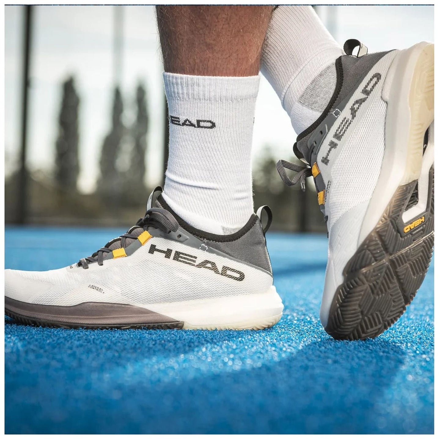273645-WHBK Head Men's Motion Pro Padel Shoes (Black/White)