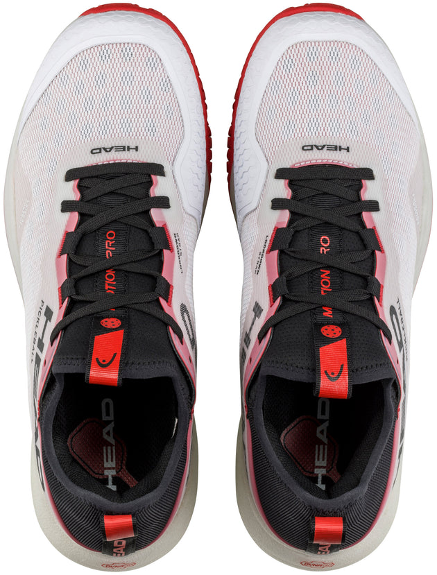 273704 Head Men's Motion Pro Pickleball Shoes (White/Red)