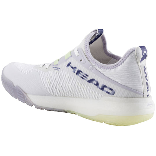 274635-WHLV Head Women's Motion Pro Padel Shoes (White/Lavender)
