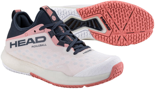 274704 Head Women's Motion Pro Pickleball Shoes (White/Blueberry)