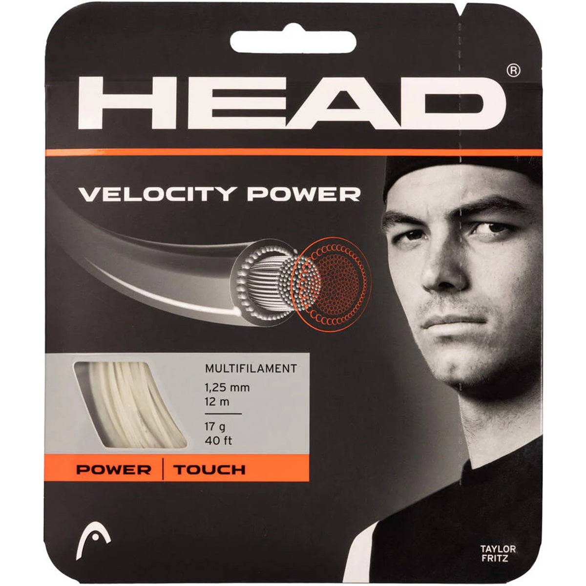 281613-17 Head Velocity MLT Power 17g Tennis String (Set)