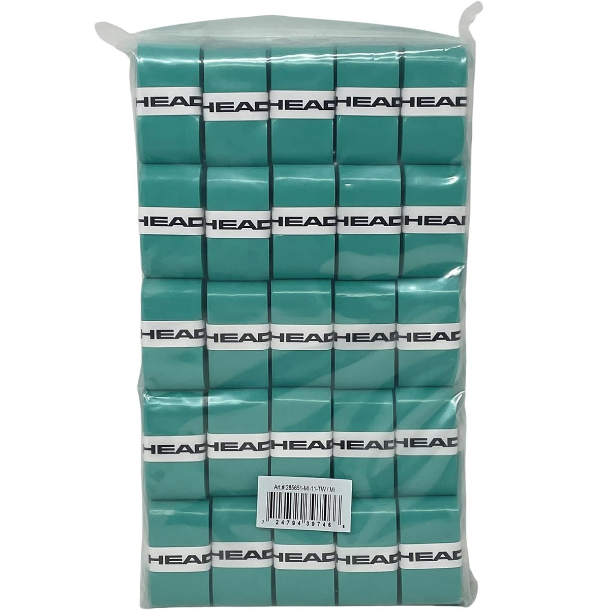 Head Prime Tour Tennis Racquet Overgrip 50-Pack (Mint)