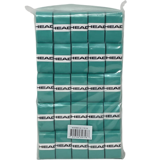 Head Prime Tour Tennis Racquet Overgrip 50-Pack (Mint)