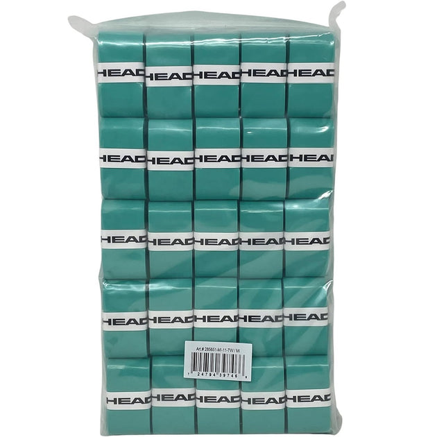Head Prime Tour Tennis Racquet Overgrip 50-Pack (Mint)