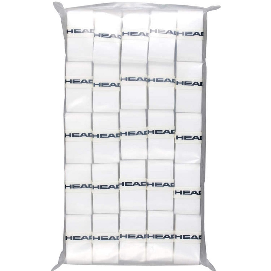 Head Prime Tour Tennis Racquet Overgrip 50-Pack (White)
