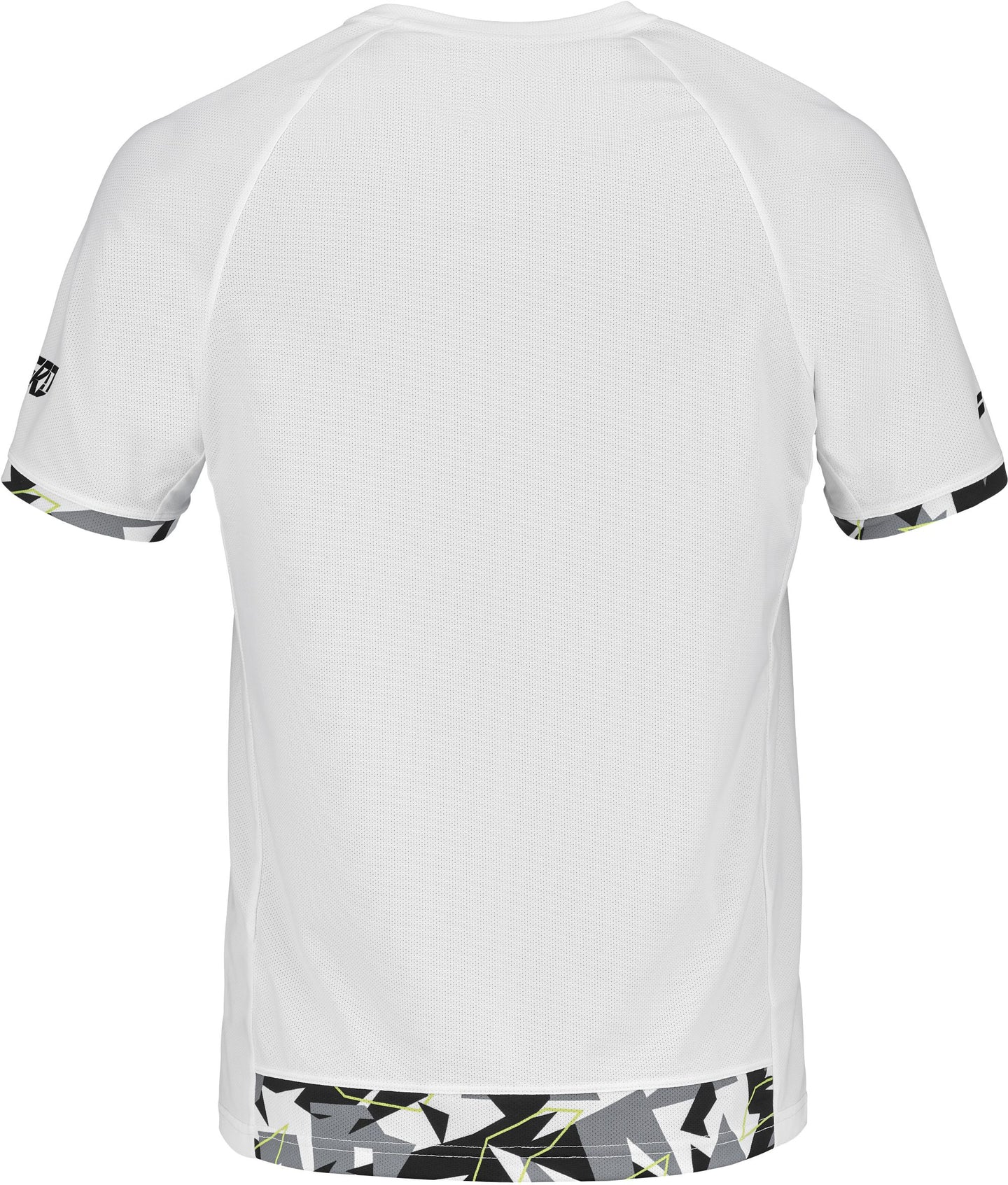 2MS23011Y-1000 Babolat Men's Aero Crew Neck Tennis Tee (White/White)