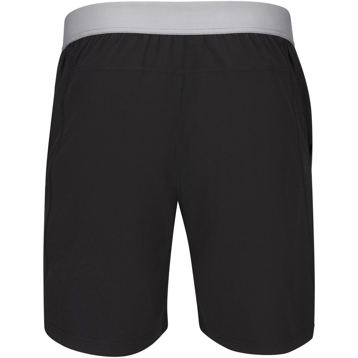 Babolat Men's Compete Tennis Shorts w/ 7 Inch Inseam & Performance Polyester (Black/Black)