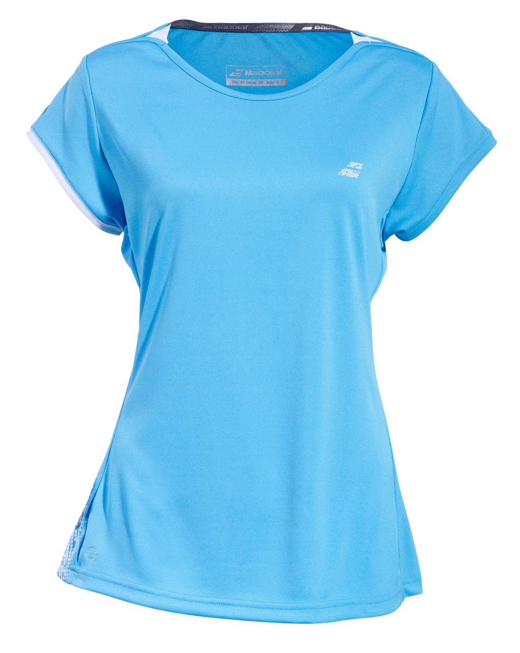 Babolat Women's Performance Cap Sleeve Tennis Top (Horizon Blue)