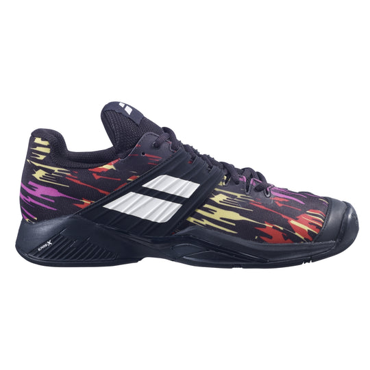30S21208-2001 Babolat Men's Propulse Fury All Court Tennis Shoes (Black/White)