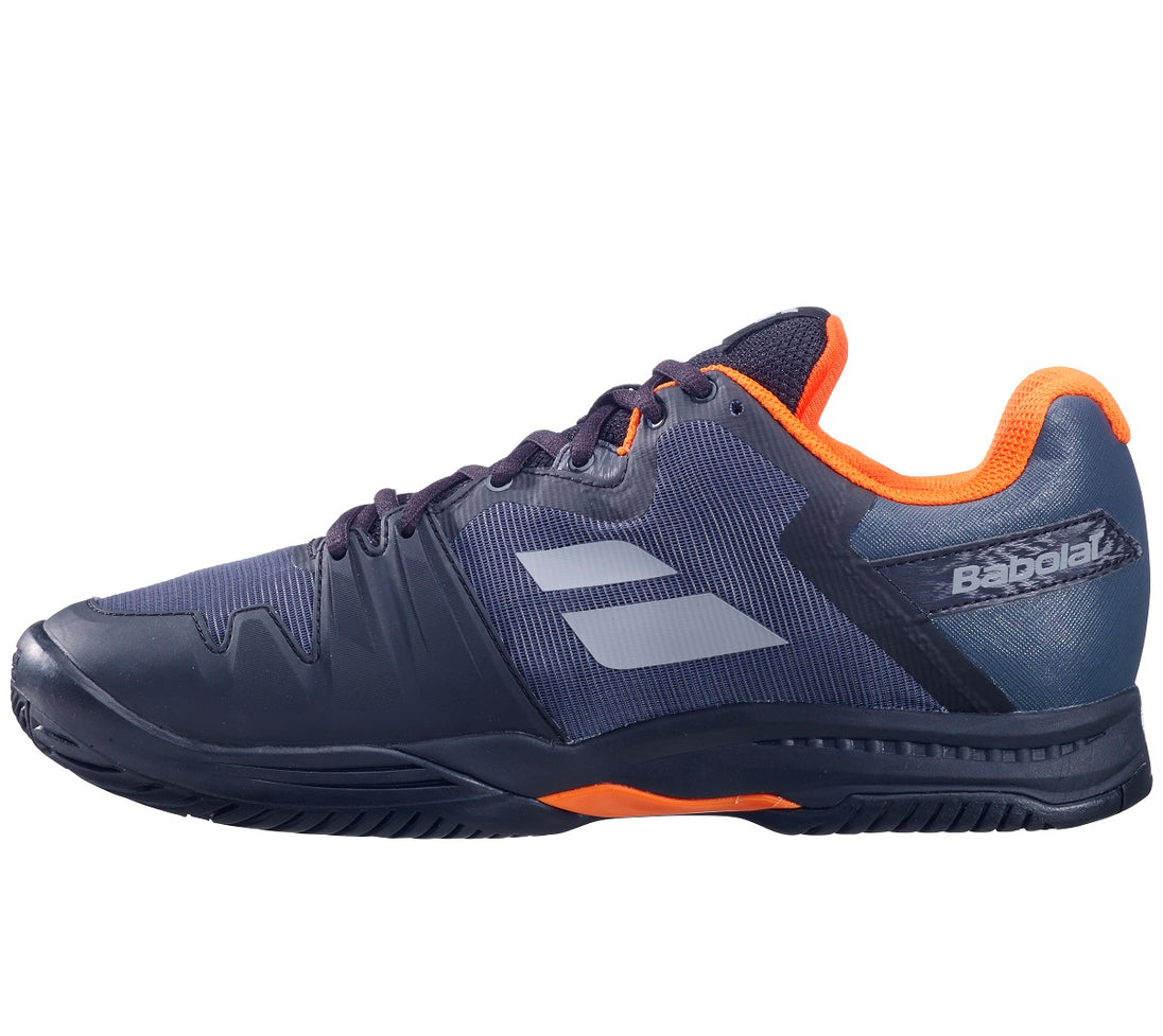 30S22529-2037 Babolat Men's SFX3 All Court Tennis Shoes (Black/Orange) - Left