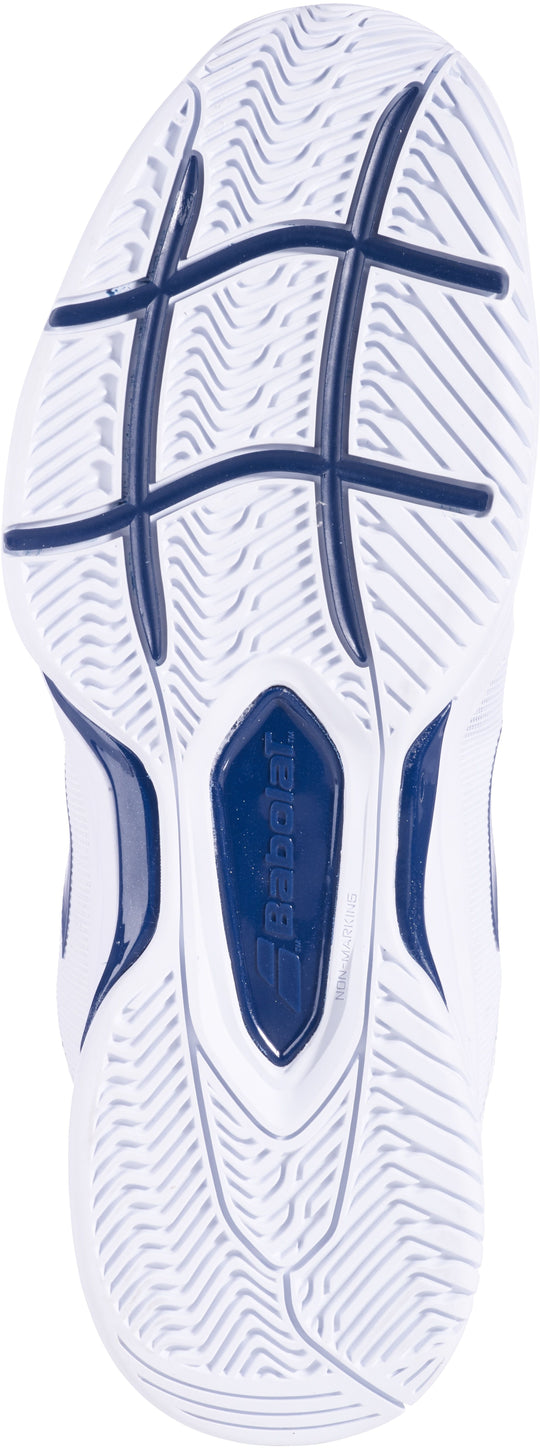 30S23529-1075 Babolat Men's SFX3 All Court Tennis Shoes (White/Navy)