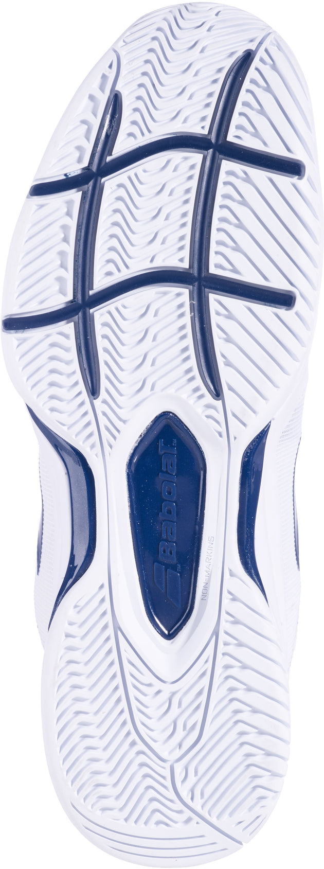 30S23529-1075 Babolat Men's SFX3 All Court Tennis Shoes (White/Navy)