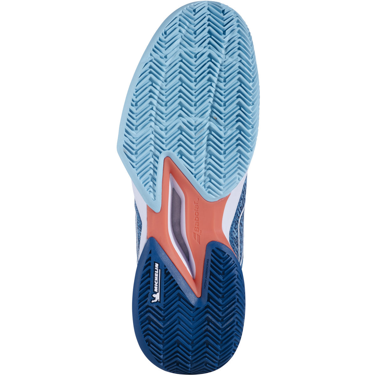 30S23631-4105 Babolat Men's Jet Mach 3 Clay Tennis Shoes (Angel Blue)