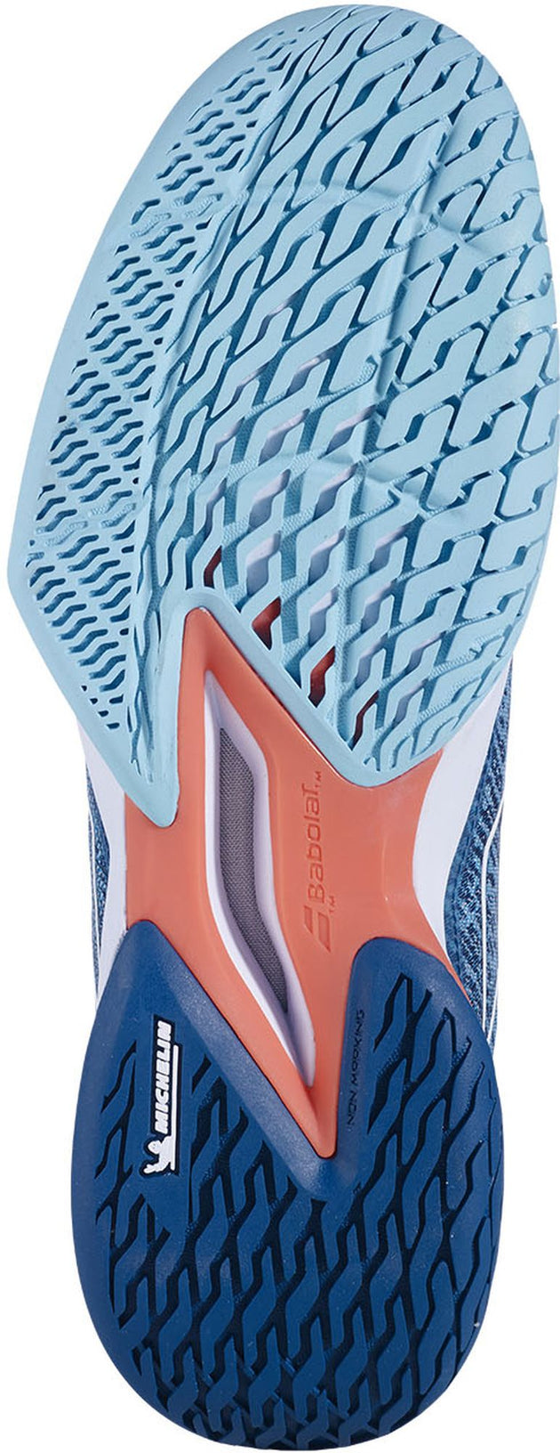 30S23846-4105 Babolat Men's Jet Mach 3 Wide All Court Tennis Shoes (Angel Blue)