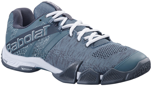30S24571-3031 Babolat Men's Movea Padel Shoes (North Atlantic/White)