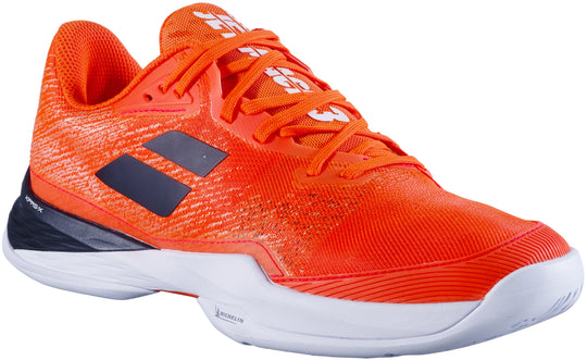 30S24629-5059 Babolat Men's Jet Mach 3 All Court Tennis Shoes (Strike Red/White)