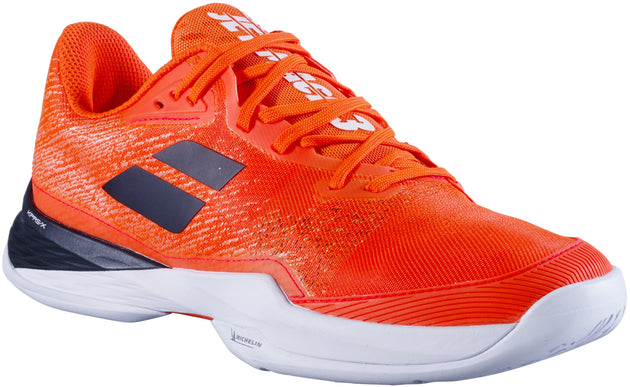 30S24629-5059 Babolat Men's Jet Mach 3 All Court Tennis Shoes (Strike Red/White)