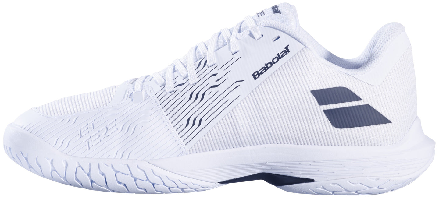 30S24649-1089 Babolat Men's Jet Tere 2 All Court Tennis Shoes (White/Strike Red)