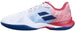 30S24846-1005 Babolat Men's Jet Mach 3 Wide All Court Tennis Shoes (White/Estate Blue)