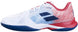 30S24846-1005 Babolat Men's Jet Mach 3 Wide All Court Tennis Shoes (White/Estate Blue)