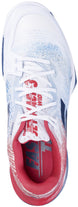 30S24846-1005 Babolat Men's Jet Mach 3 Wide All Court Tennis Shoes (White/Estate Blue)
