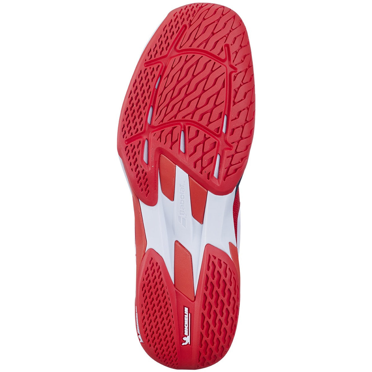 Babolatフリースジャケット レッドテニスM Babolat Men's Jet Mach 4 All Court Tennis Shoes (Cherry Tomato/White)