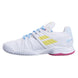 31S21477-1064 Babolat Women's Propulse Fury All Court Tennis Shoes (White/Sulphur Spring)