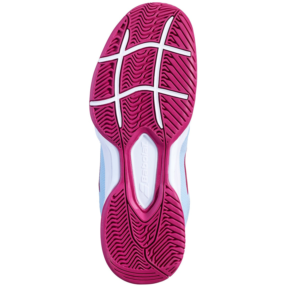31S22530-4098 Babolat Women's SFX3 All Court Tennis Shoes (Clearwater/Cherry) - Sole